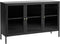 Dressoir Metaal Zwart - 2 Planken - 3-Deurs - Soft Closing - Kast Bronco - Giga Living