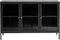 Dressoir Metaal Zwart - 2 Planken - 3-Deurs - Soft Closing - Kast Bronco - Giga Living