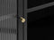 Dressoir Metaal Zwart - 2 Planken - 3-Deurs - Soft Closing - Kast Bronco - Giga Living