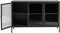Dressoir Metaal Zwart - 2 Planken - 3-Deurs - Soft Closing - Kast Bronco - Giga Living