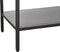 Dressoir Metaal Zwart - 3-Vakken - 131,8x40x88cm