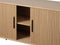 Dressoir Naturel Eiken Fineer - 2 Planken - 180x45x76cm
