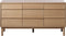 Dressoir Naturel Eikenhout - 140,2x43x75cm - 2 Planken