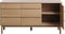 Dressoir Naturel Eikenhout - 140,2x43x75cm - 2 Planken