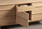 Dressoir Naturel Eikenhout - 140,2x43x75cm - 2 Planken