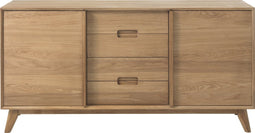 Dressoir Naturel Eikenhout - 160cm - Kast Rho - Giga Living