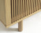 Dressoir Naturel Eikenhout - 3-Deuren - 143x45x70cm - Tiber - Giga Living