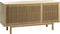 Dressoir Naturel Eikenhout - 3-Deuren - 143x45x70cm - Tiber - Giga Living