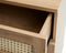 Dressoir Naturel Rotan - 3-Lades - 80x40x75cm - Pensacola - Giga Living