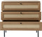 Dressoir Naturel Rotan - 3-Lades - 80x40x75cm - Pensacola - Giga Living