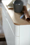 Dressoir Naturel/Wit - Eikenhout - 140cm - Kast Amalfi - Giga Living