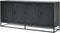 Dressoir Newcastle 195 cm - Zwart | Hotel collection