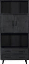Dressoir Omaha - 220 cm - zwart