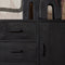 Dressoir Omaha - 220 cm - zwart