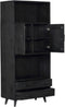 Dressoir Omaha - 220 cm - zwart