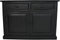 Dressoir Provence - 130x45x90 - Zwart - Grenen