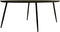 Dressoir Provence - 160x40x85 - Zwart - Mangohout/Metaal