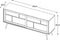 Dressoir Rechthoek - Donkerbruin Eikenhout - Onbehandeld