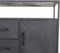 Dressoir Verona - 140x40x85 - Zwart - Mangohout/Metaal