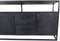 Dressoir Verona - 180x40x85 - Zwart - Mangohout/ijzer