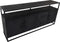 Dressoir Verona - 180x40x85 - Zwart - Mangohout/ijzer