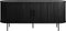 Dressoir Zwart Eiken Fineer - 2 Planken - 180x45x76cm