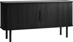Dressoir Zwart Eikenhout - Gewicht 44kg - 160x45x76cm