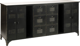 Dressoir Zwart - Ladekast Metaal