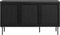 Dressoir Zwart - Melamine - 140x40x80cm - Dressoir Pensacola - Giga Living