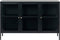Dressoir Zwart - Metaal - 40x132x85cm - 3 Deuren - Soft Closing - Dressoir Carmel - Giga Living