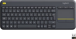 Logitech K400 Plus - Draadloos Toetsenbord met Touchpad - 10 meter bereik - Zwart