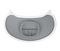 Bloom Fresco - Siliconen mat/kommenset - 100% FDA-gecertificeerd - Frost Grey