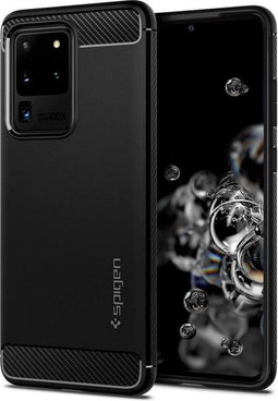Spigen Rugged Armor - Soft case - Krasbestendig - Zwart (2020)