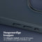 Accezz iPhone 15 Pro - MagSafe Leather Backcover - Echt leer - Donkerblauw