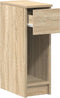 vidaXL - Nachtkastje - met - lade - 20x36x60 - cm - sonoma - eikenkleurig