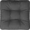 vidaXL - Palletkussen - 60x61,5x10 - cm - stof - antracietkleurig