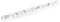 Toolflex Bezemhouder - Tuingereedschap Ophangsysteem - Aluminium rail 94 cm - 5 houders - Wit