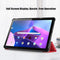 Lunso - Geschikt voor Lenovo Tab M10 Gen 3 (3e generatie) - Tri-Fold Bookcase hoes - Rood
