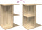 vidaXL - Nachtkastje - 46,5x29x61 - cm - bewerkt - hout - sonoma - eikenkleurig