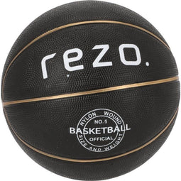 Basketbal - REZO - Rubber - Maat 5 - Goud - Stevige grip