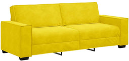 vidaXL - Driezitsbank - 180 - cm - fluweel - geel