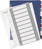Leitz 1237 Style Register Din A4 1-10 Polypropyleen Meerdere Kleuren 10 Tabbladen 1237-00-00