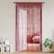 vidaXL - Draadgordijnen - 140x250 - cm - wijnrood - 2 - st