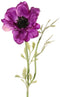 Driesprong collection - Anemoon nora 1 bloem h53 cm paars kunstblo...