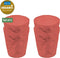 Drinkbeker, 0.25 L, Set van 4, Organic, Natuur Koraal - Koziol | Club S 2.0