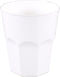 Drinkbeker, Use & reuse, PP, reusable, 350ml, wit (20 stuks)