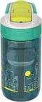 drinkfles Lagoon Urban Dino 400 ml groen/geel