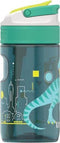 drinkfles Lagoon Urban Dino 400 ml groen/geel