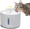 Drinkfontein voor huisdieren incl. 3 filters - 2.4L LED Automatische uitschakeling - Waterval Dispenser voor huisdieren - Waterfontein voor huisdieren - Vers gefilterde waterfontein voor katten, kleine en middelgrote honden - Drinkbak dieren