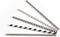 Drinkrietje papier (FSC®) zwart/wit assorti Ø 6 mm / 20cm | Inhoud: 200 stuks